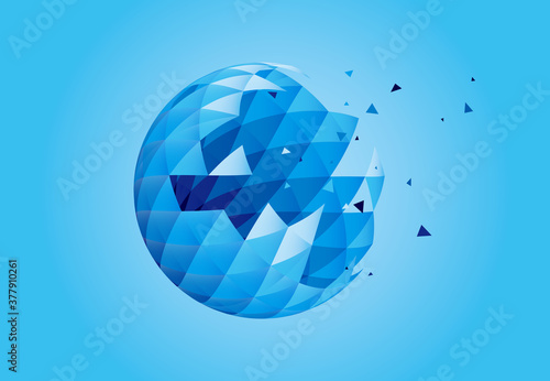 イラスト　球体　イメージ
