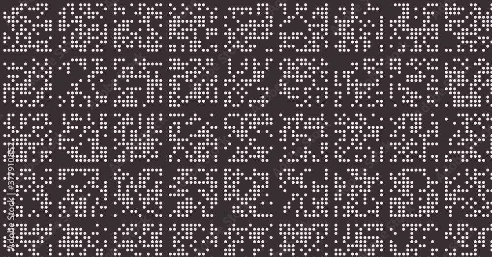 Abstract Color Halftone Dots generative art background illustration Abstract Color Halftone Dots generative art background illustration