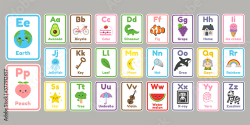 Cute Doodle Alphabet for Pre School