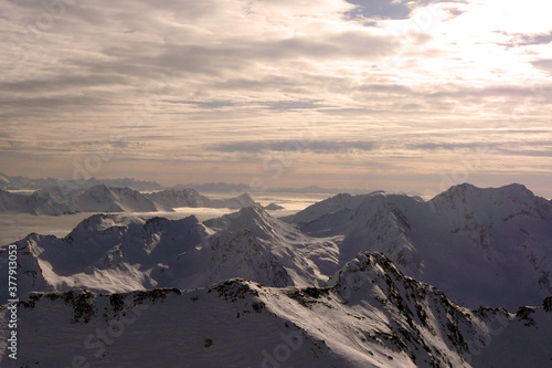 Hochgurgl Obergurgl Otztal Ski resort in the Western Tyrol Austrian Alps Austria © Andy Evans Photos