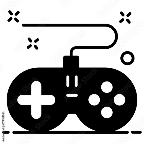  Electronic game controller vector, gamepad concept 