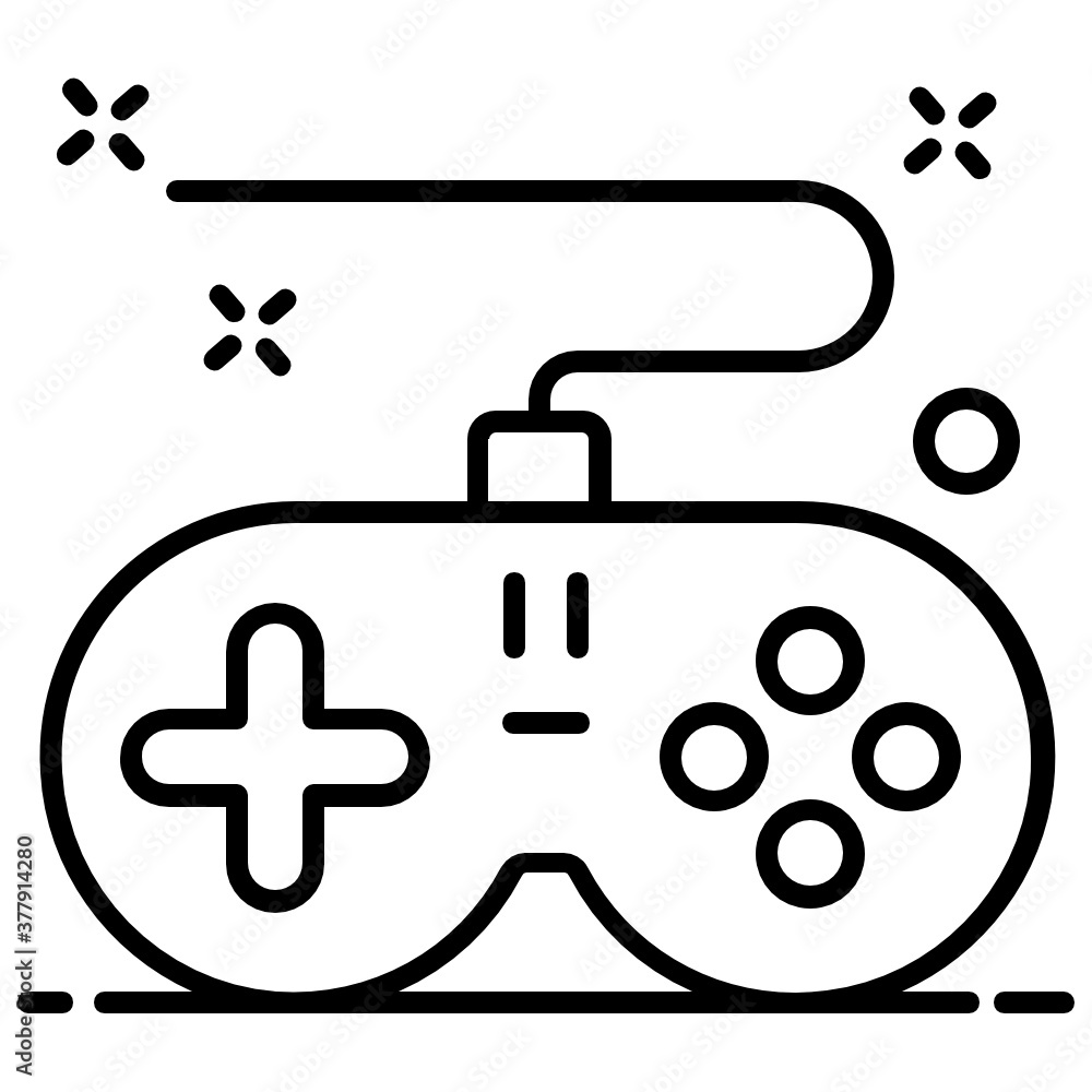 Electronic game controller vector, gamepad concept
Electronic game controller vector, gamepad concept