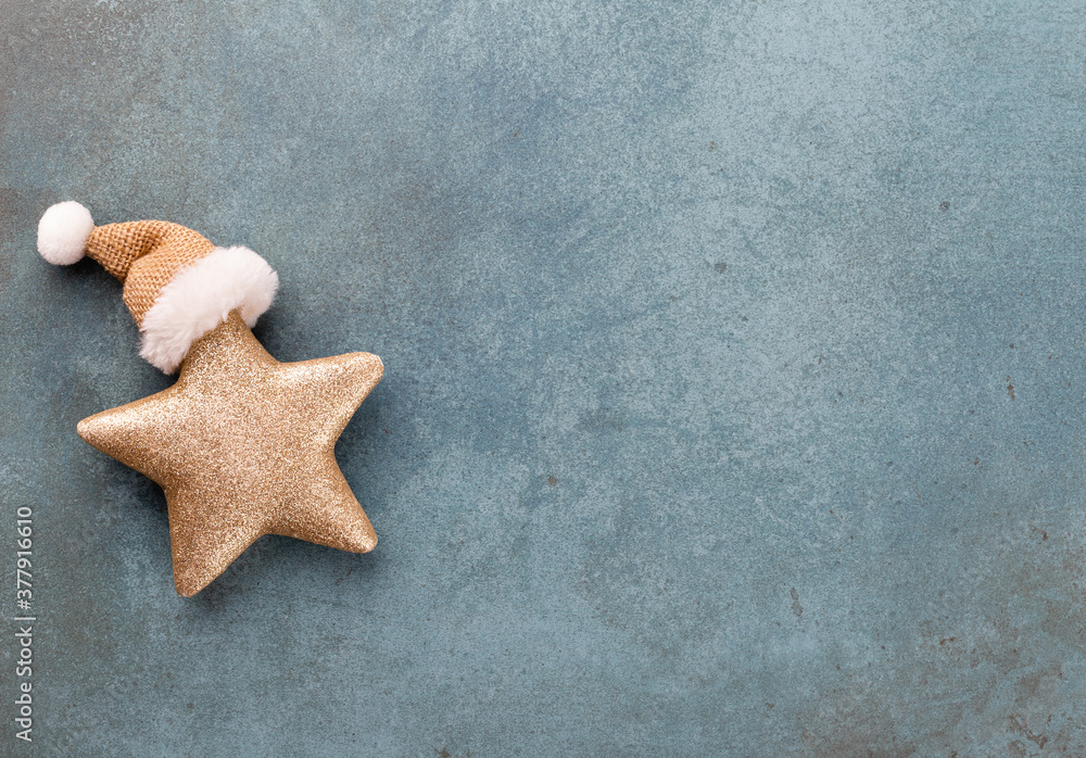 Christmas decoration. Christmas star on rustic dark background. Christmas decoration. Christmas star on rustic dark background.