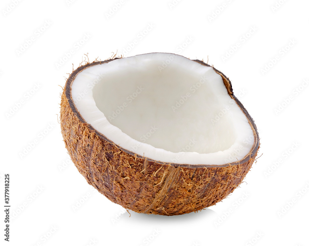 coconuts isolated on the white background coconuts isolated on the white background