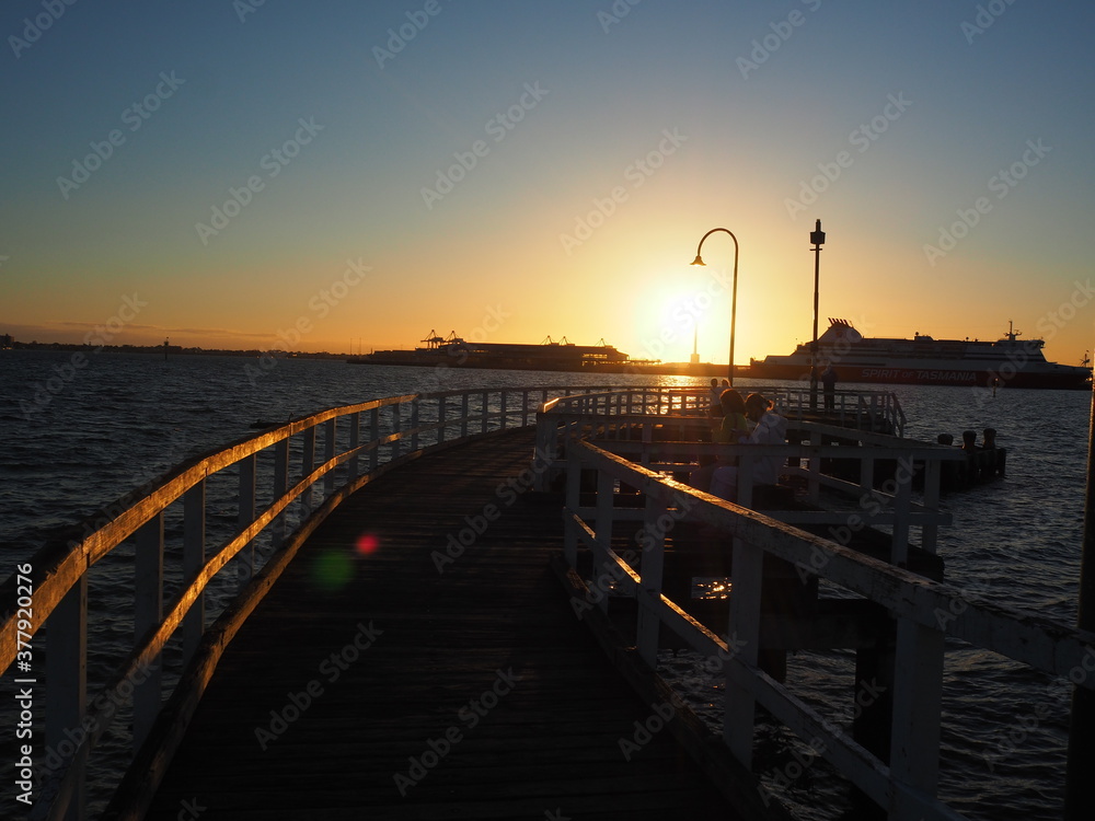 Lagoon Pier in the evening
Location: Port Melbourne, Victoria Australia
OLYMPUS DIGITAL CAMERA