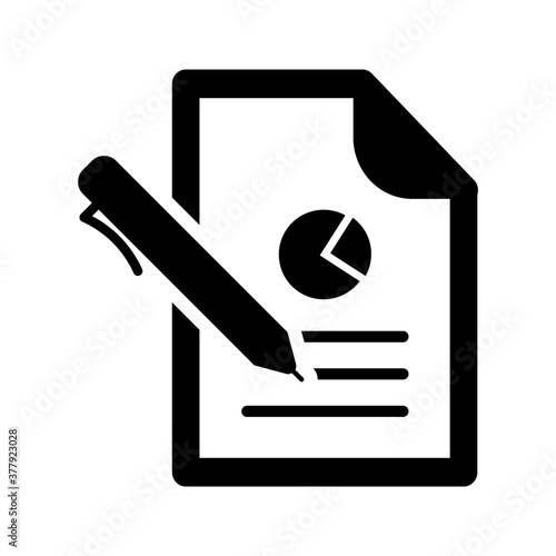 Document with pen icon