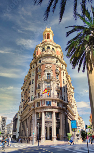 Edificio del banco de Valencia, España
