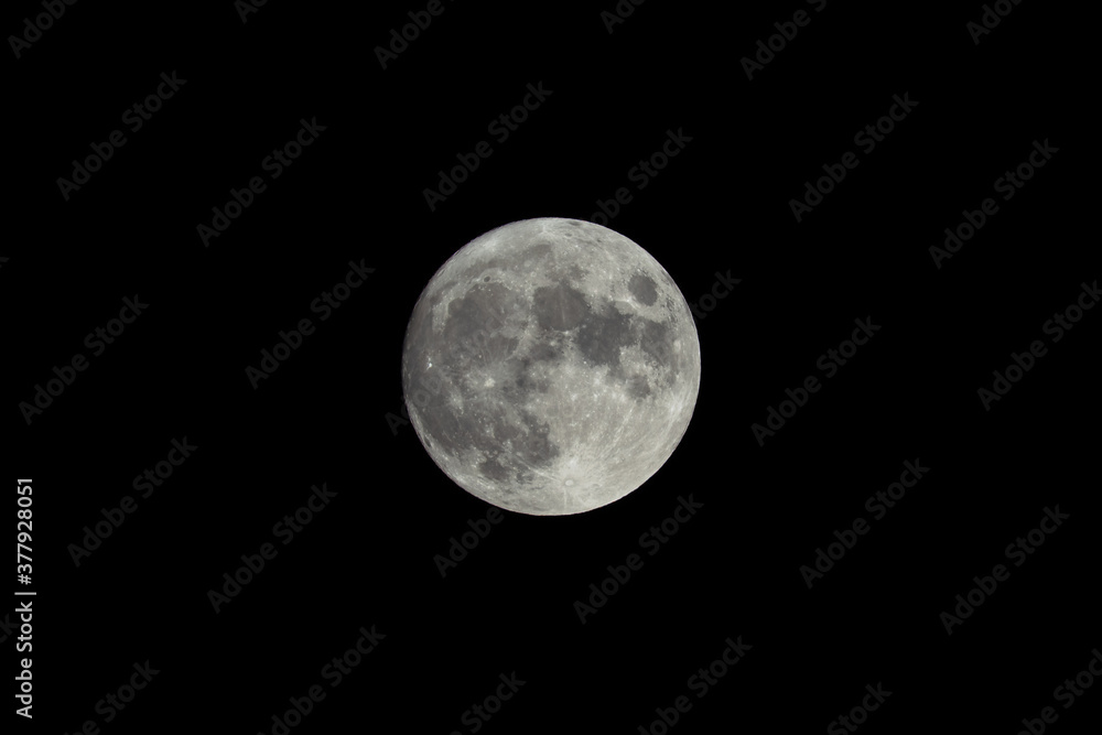 Full moon on night sky Full moon on night sky
