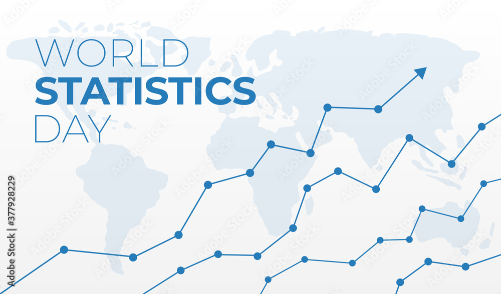 World Statistics Day Background Illustration World Statistics Day Background Illustration