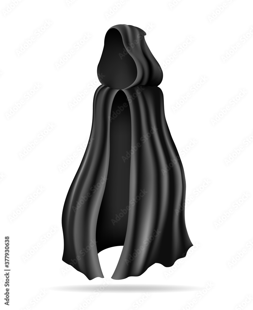 Black cloak robe