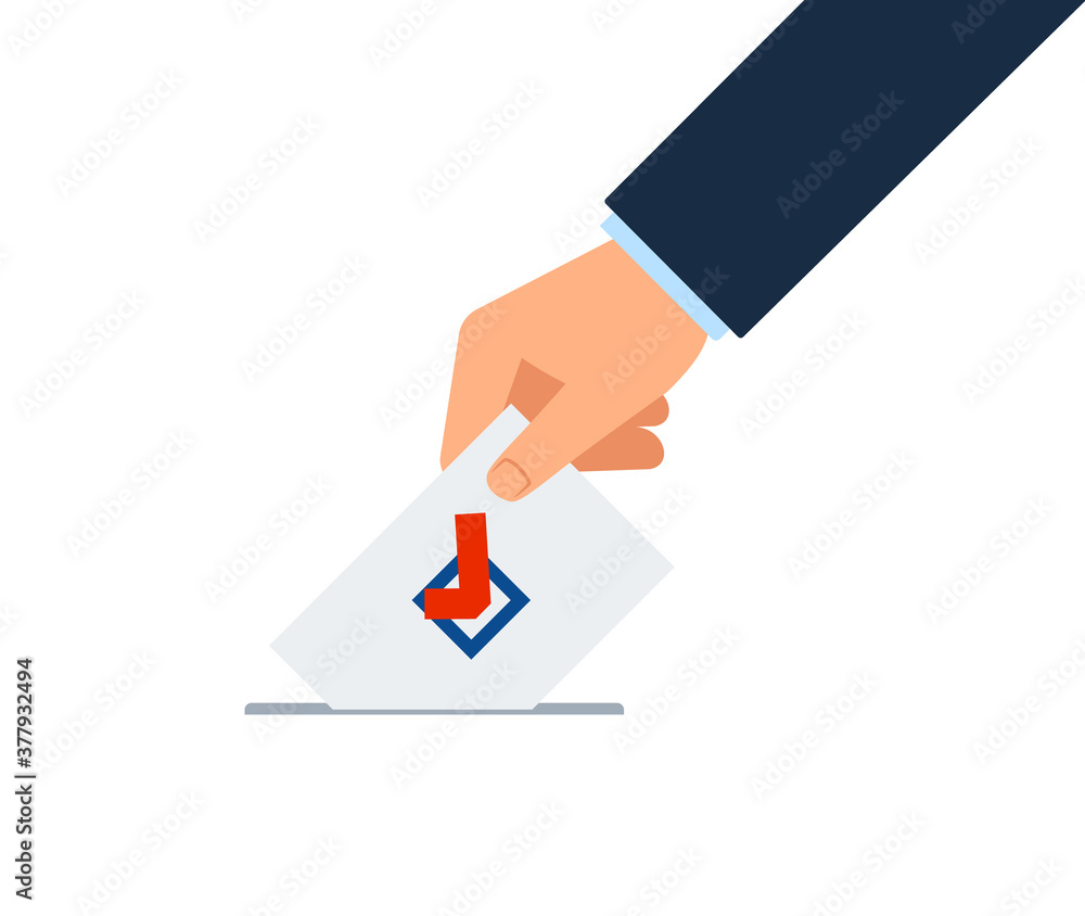 Business man vote election illustration. Clipart image. Business man vote election illustration. Clipart image.