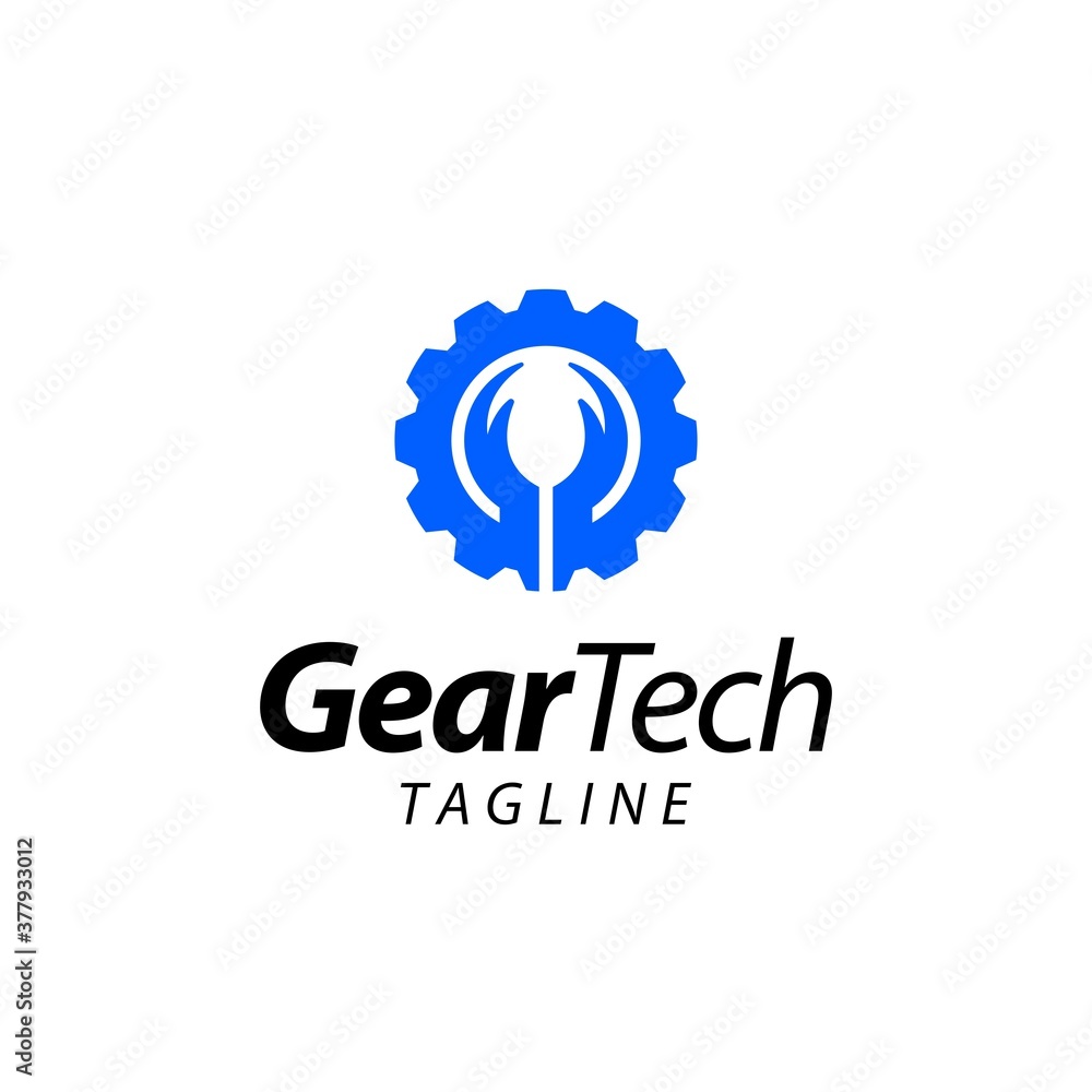 GEAR CARE LOGO TEMPLATE DESIGN GEAR CARE LOGO TEMPLATE DESIGN