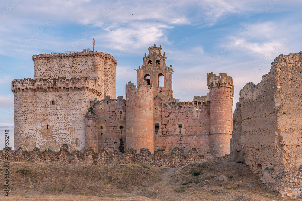 The famous castle of Turegano in the province of Segovia (Spain)