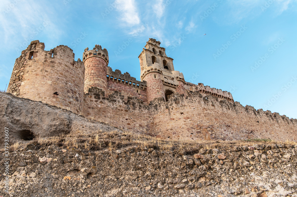 The famous castle of Turegano in the province of Segovia (Spain)