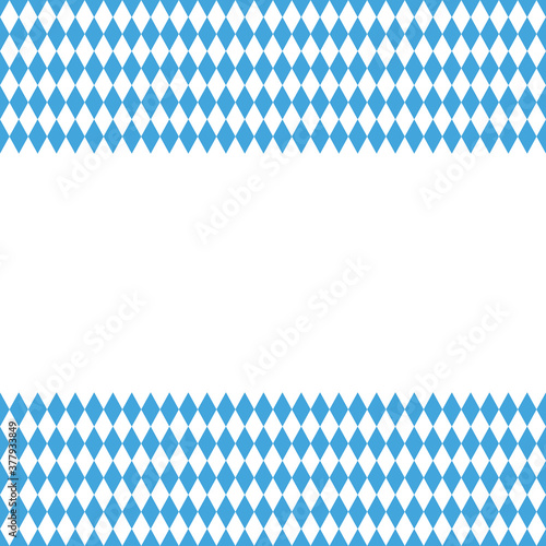Oktoberfest pattern border. Clipart image