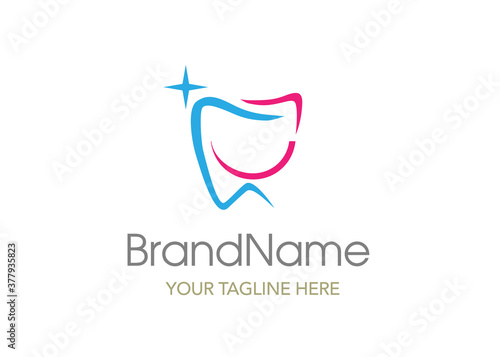 Dental Logo Design. Dentist Logo. Dental Clinic Creative Company Vector Logo