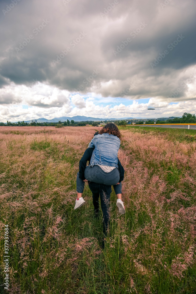 couple playing