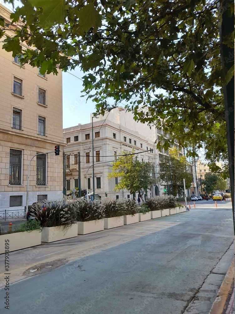 street in the city of Athens
