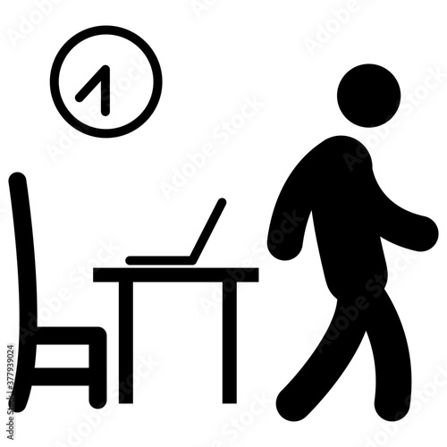 Leaving Desk