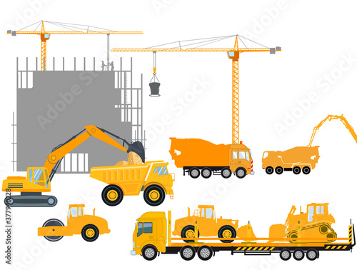 Hochbau, Betonbau Industrie