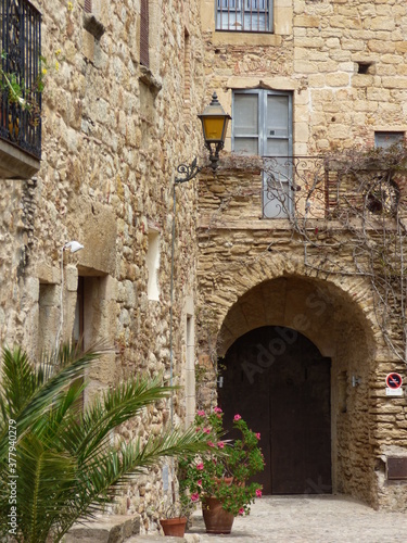 Pals, beautiful medieval village in Costa Brava. Girona. Catalonia,Spain
