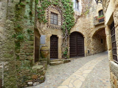 Pals, beautiful medieval village in Costa Brava. Girona. Catalonia,Spain
