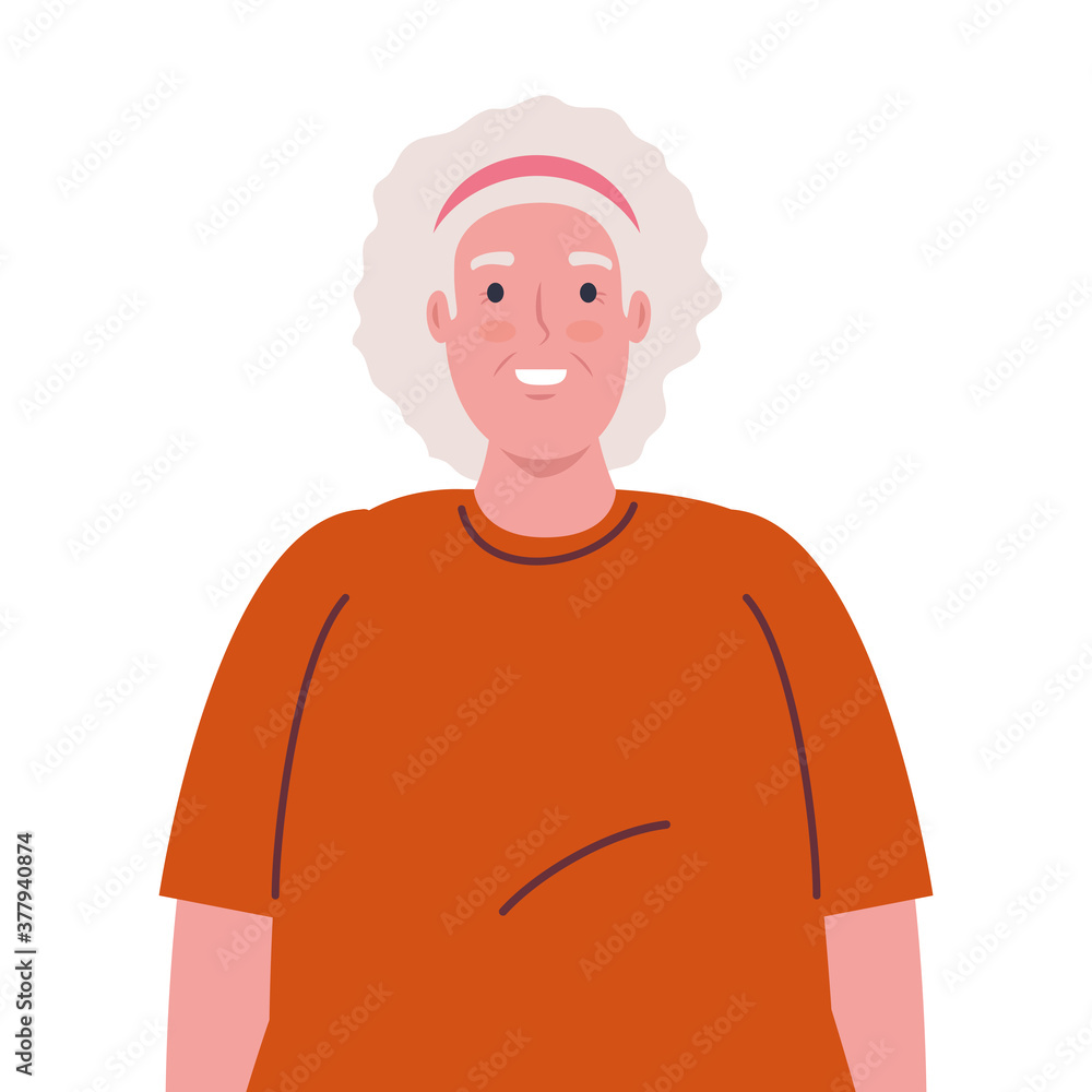 cute old woman avatar character vector illustration design cute old woman avatar character vector illustration design