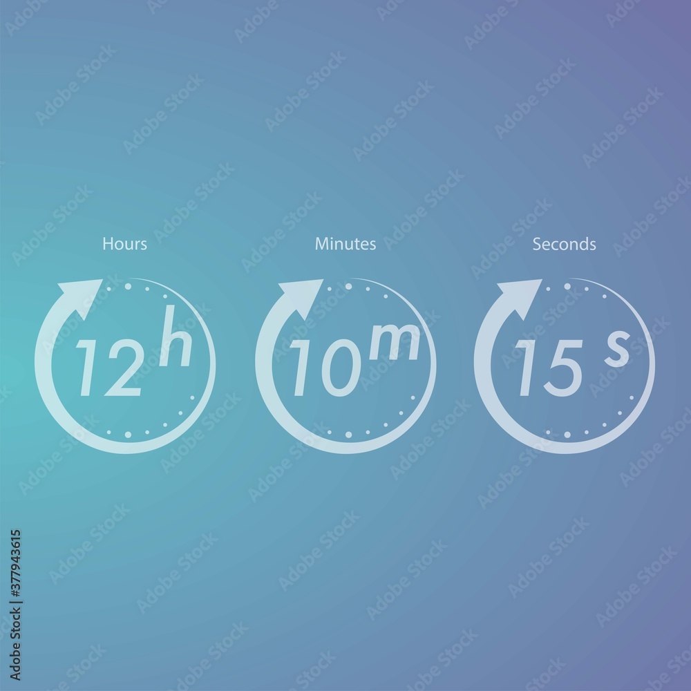 Clock counter timer background Clock counter timer background