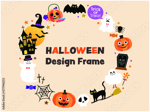 ハロウィンフレーム（Halloween frame）