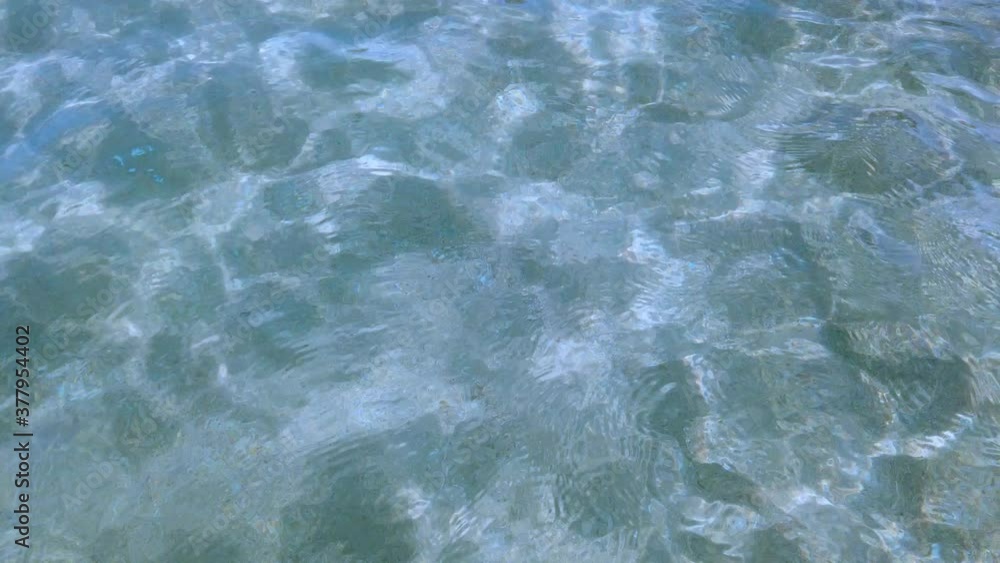 Blue fresh water texture for nature motion abstract background. 4K footage background Blue fresh water texture for nature motion abstract background. 4K footage background