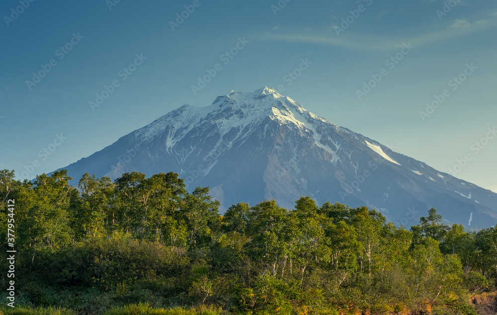 The Koryaksky volcano on Kamchatka peninsula, Russia