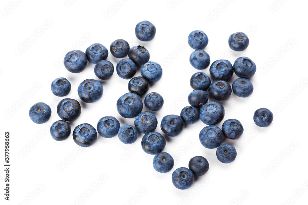 heap of blueberries isolated on white background heap of blueberries isolated on white background