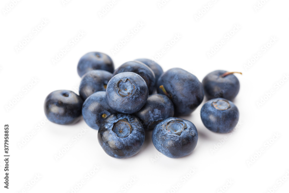 heap of blueberries isolated on white background heap of blueberries isolated on white background