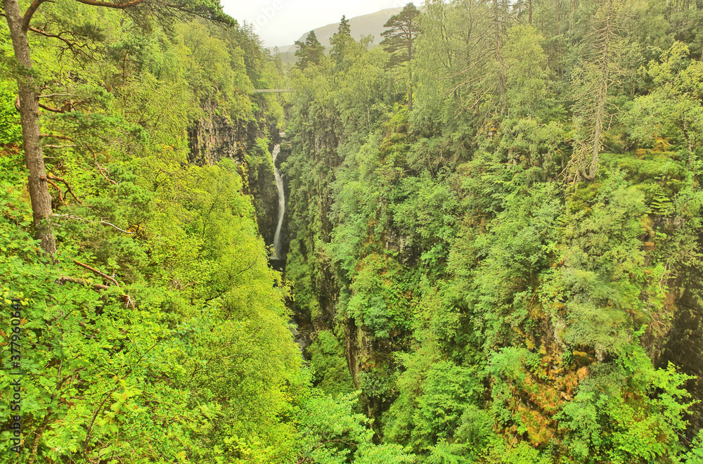 Corrieshalloch Gorge in the Scottish Highlands Corrieshalloch Gorge in the Scottish Highlands