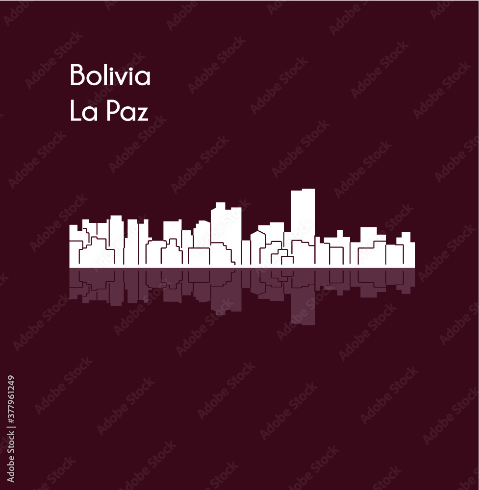 Fototapeta premium La Paz, Bolivia