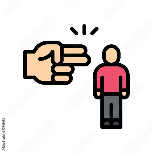 protest related hand shot position of man or character vector with editable stroke