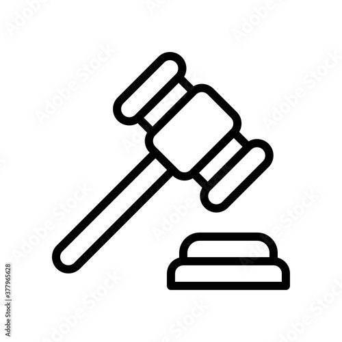 protest related justice or judge hummer vector in lineal style,