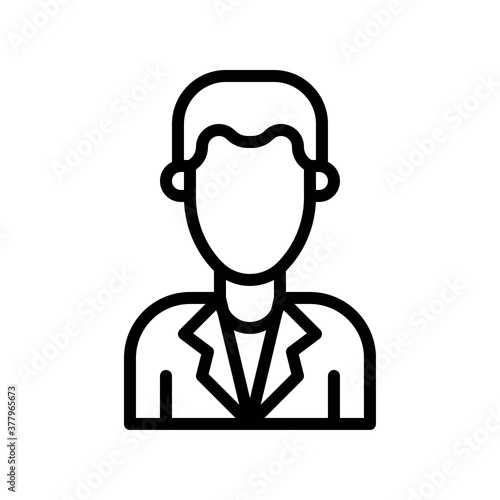 protest related male candidate with dress vector in lineal style,