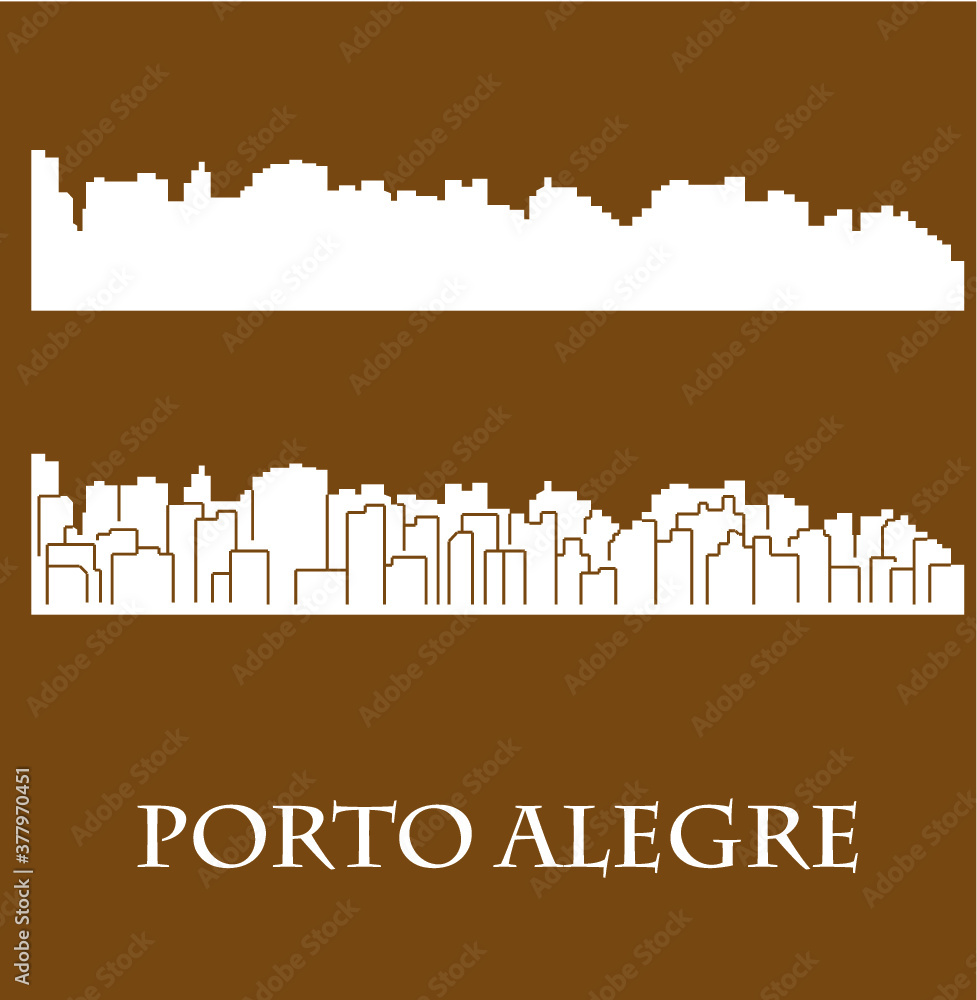 Fototapeta premium Porto Alegre, Brazil skyline