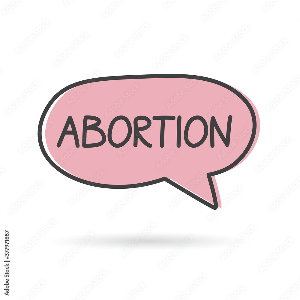 abortion word concept - vector illustration abortion word concept - vector illustration