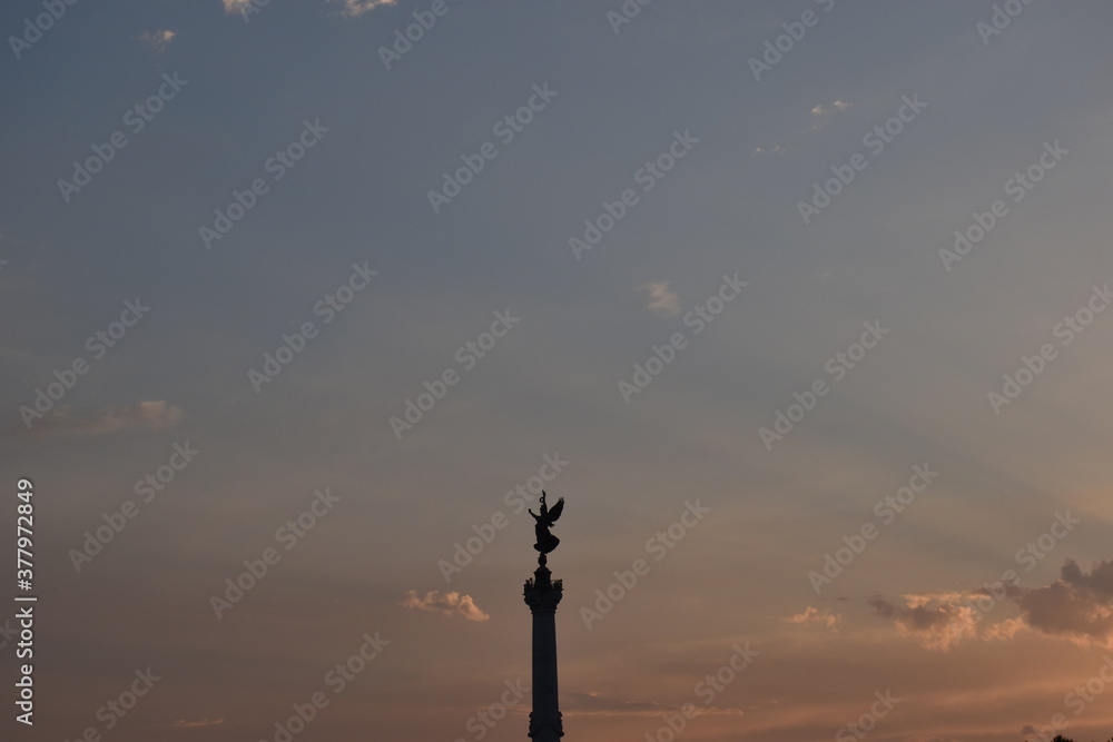 Monument aux Girondins in Bordeaux, Frankreich Monument aux Girondins in Bordeaux, Frankreich