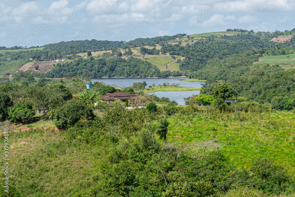 Naklejka premium Paudalho, interior of the state of Pernambuco. Countryside life.