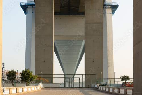 golden gate bridge day time shot in china
