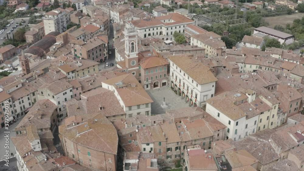 aerial view of foiano della chiana tuscany italy aerial view of foiano della chiana tuscany italy