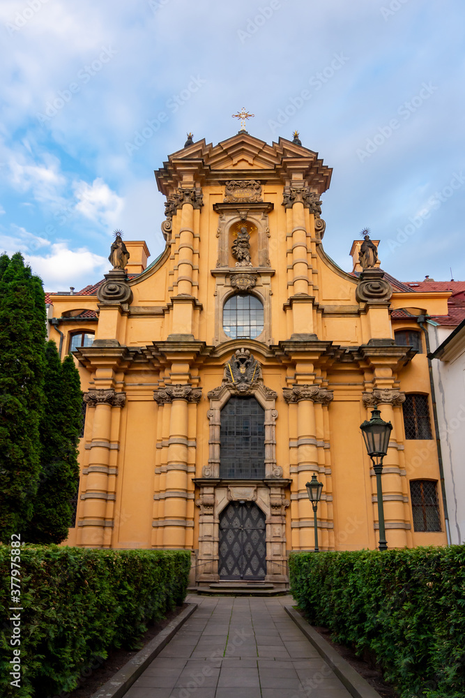 Fototapeta premium Church of Saint Joseph (Kostel sv. Josefa) in Prague, Czech Republic
