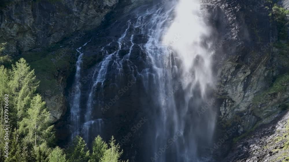 Wasserfall Jungfernsprung in den Hohen tauern, Österreich, detailaufnahme Wasserfall Jungfernsprung in den Hohen tauern, Österreich, detailaufnahme
