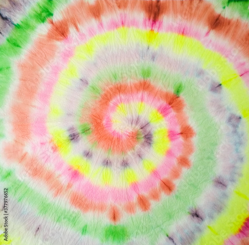 Tie Dye Spiral. Organic Fashion Dirty Painting. Rainbow Tie Dye Spiral. Rainbow Artistic Circle. Tiedye Swirl. Floral Spiral Fabric. Vibrant Aquarelle Dirty Art. Artistic Print.
