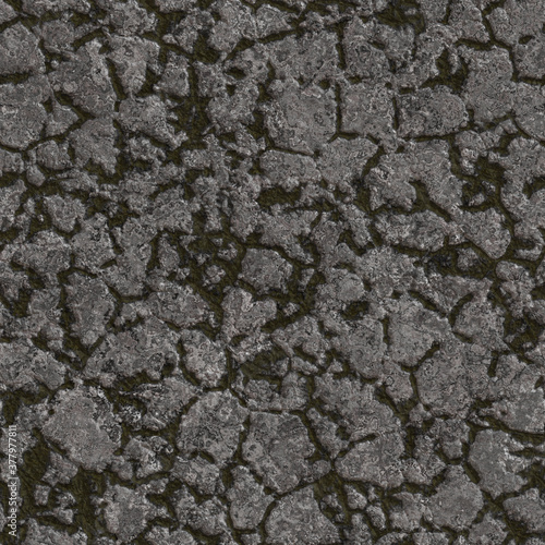 seamless mossy stone ground texture