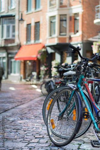 Aparcamiento de bicicletas en Belgica, Leuven