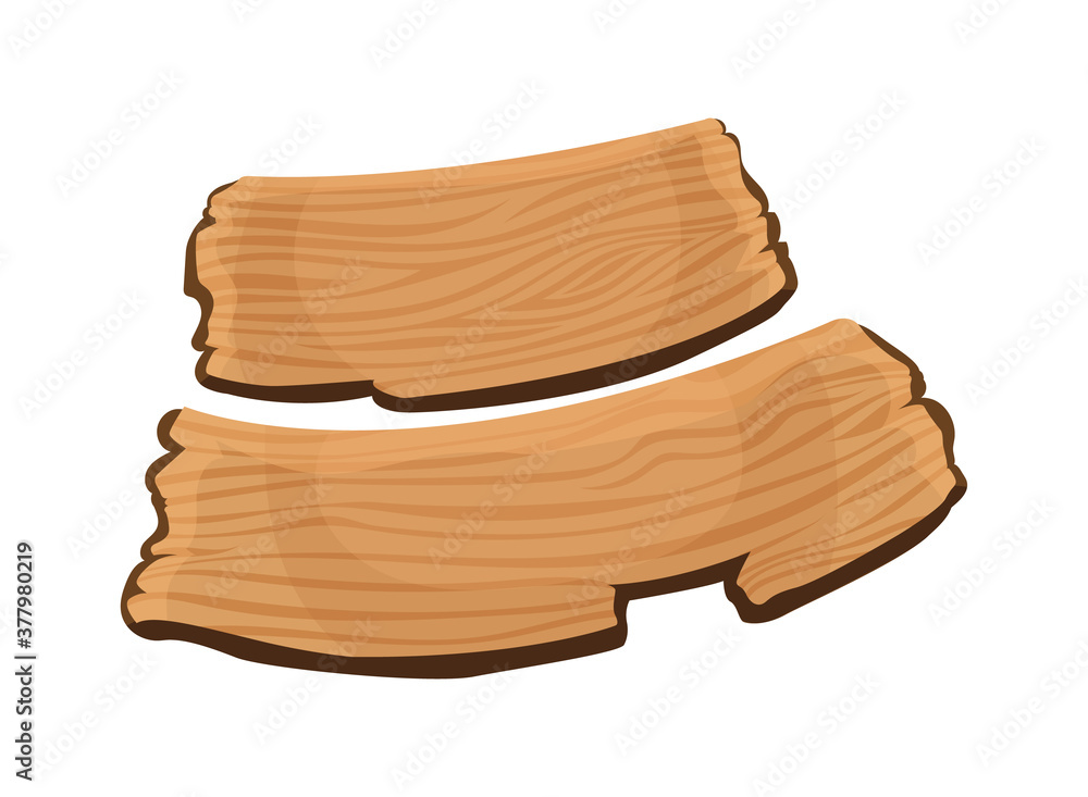 Wooden signboard. Cartoon brown wooden plate. Old guidepost, vintage restaurant signpost or advertising design concept. Banner template Wooden signboard. Cartoon brown wooden plate. Old guidepost, vintage restaurant signpost or advertising design concept. Banner template